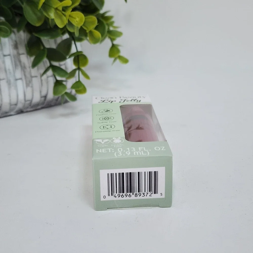 B-Pure Clean Beauty Lip Jelly, Vegan Cruelty Free Lip Gloss - Orchid